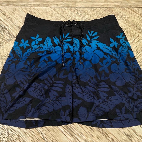 Nautica Other - Nautica Blue Floral Men’s Swim Trunks